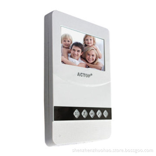 Video Door Phone with TFT Color Screen, Adjustable Contrast and 6 Infrared Night Vision